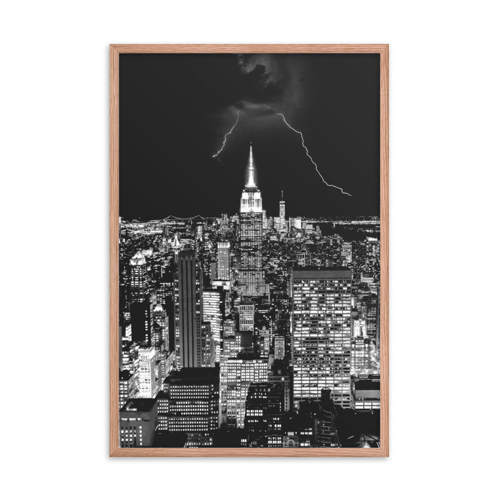 New York Skyline Framed Print