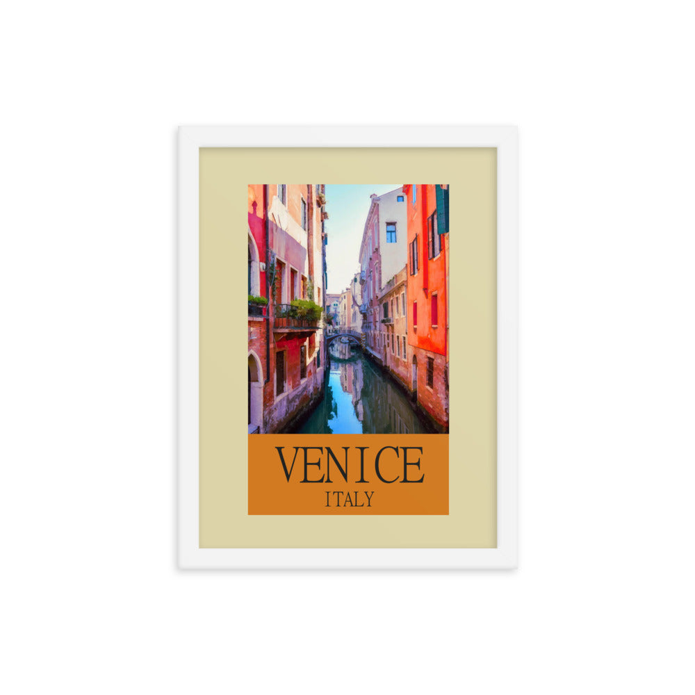 Vacation in Venice, Italy Framed Print