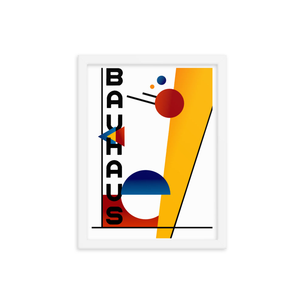 Bauhaus Cosmos Framed Print