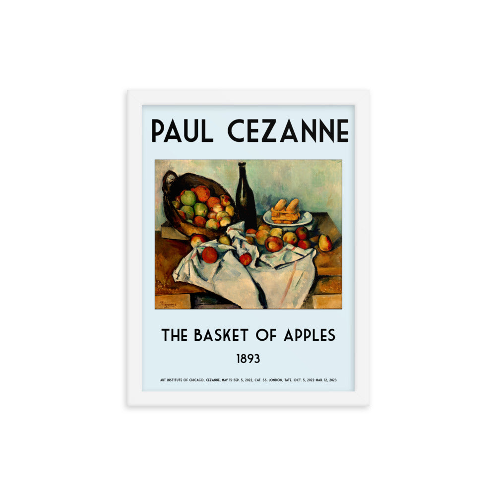 Basket of Apples by Paul Cezanne Framed Print