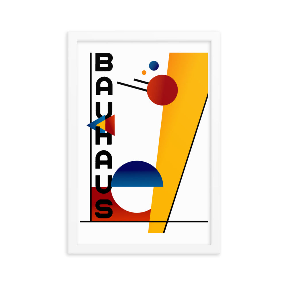 Bauhaus Cosmos Framed Print