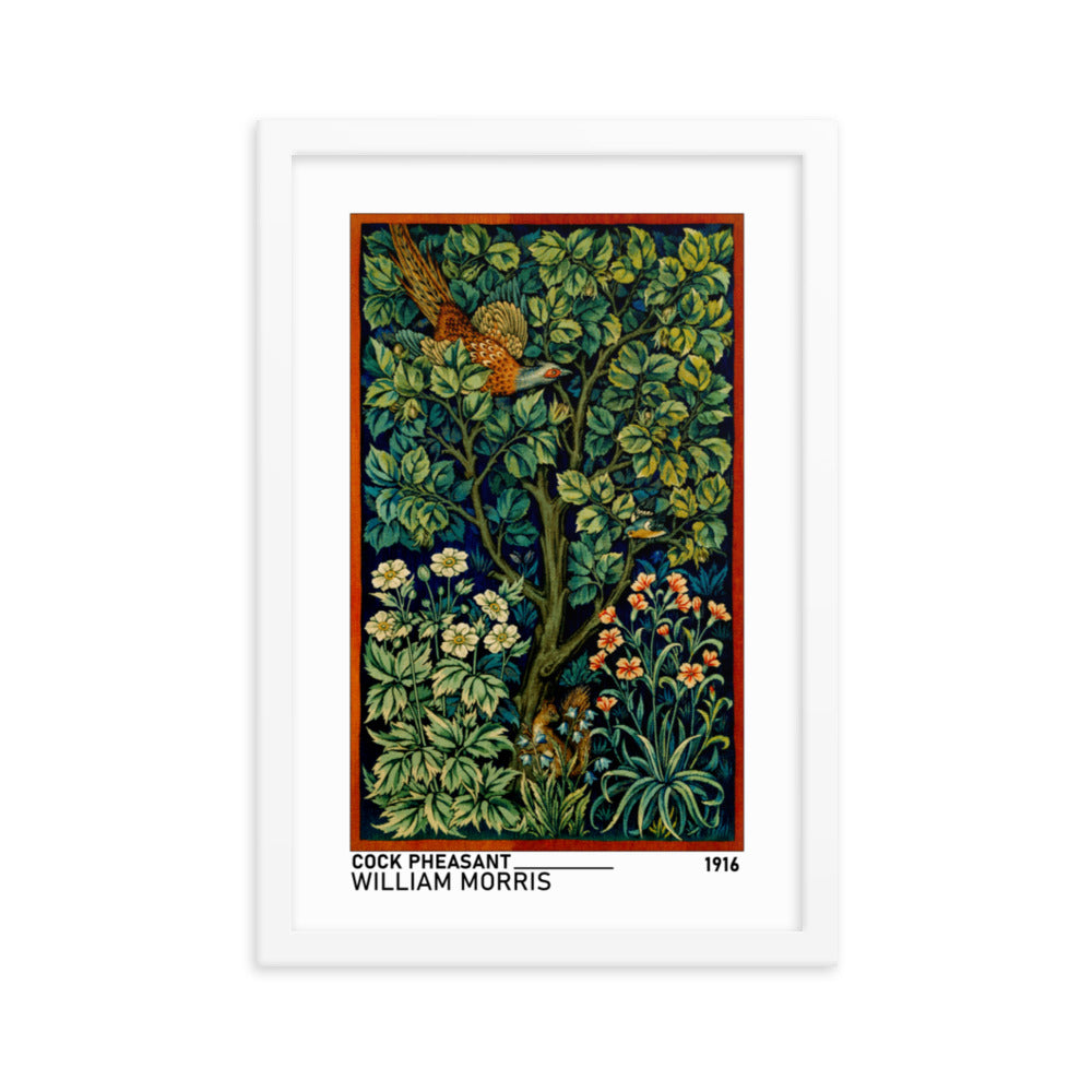 William Morris - Cock Pheasant Framed Print