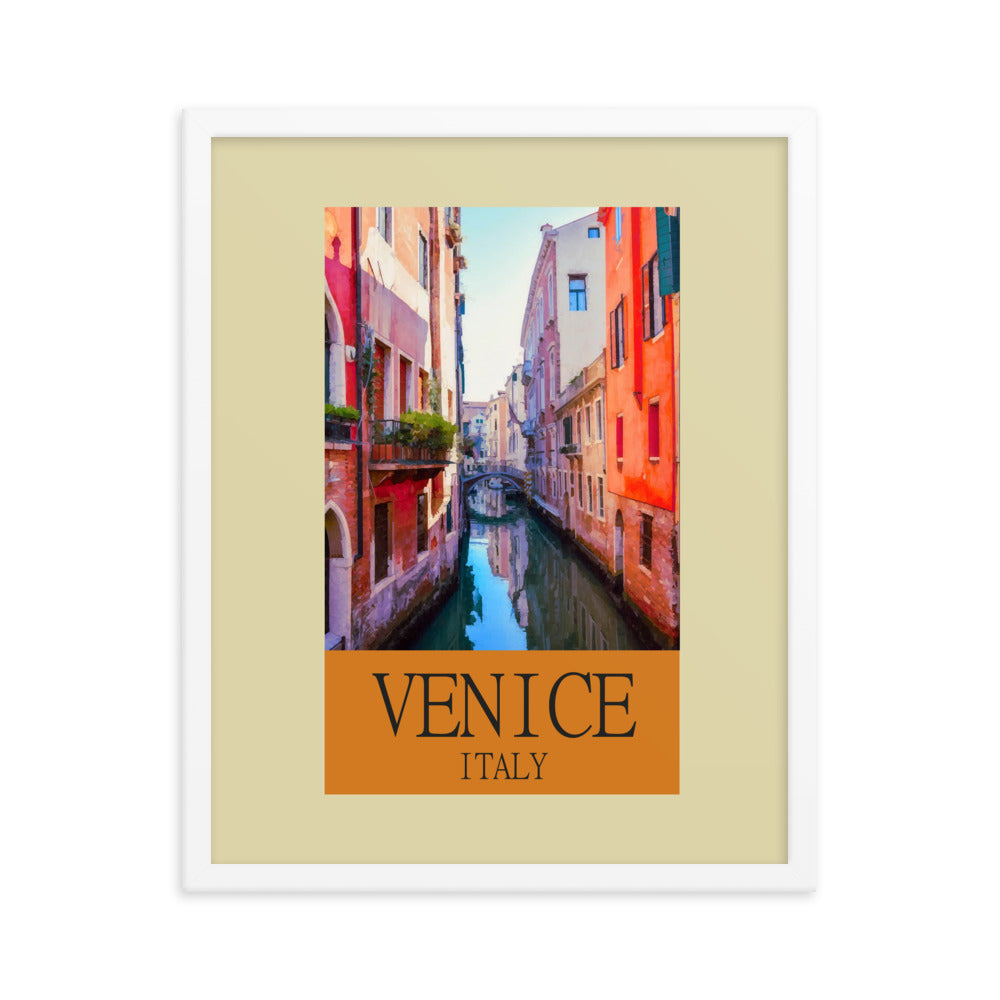 Vacation in Venice, Italy Framed Print