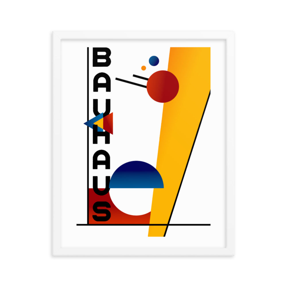 Bauhaus Cosmos Framed Print