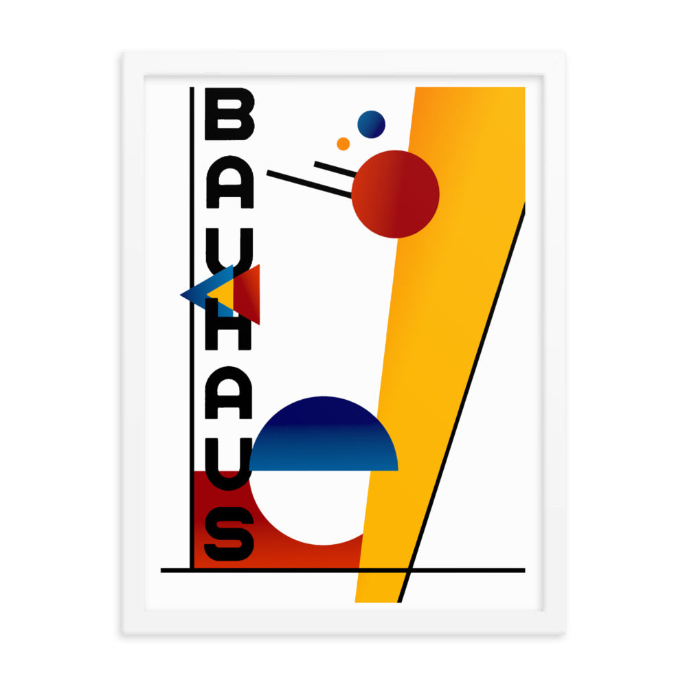 Bauhaus Cosmos Framed Print