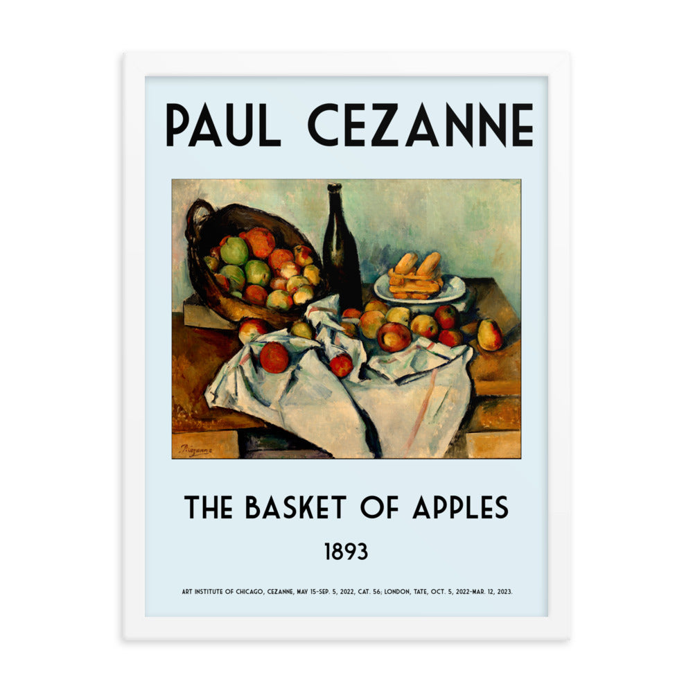 Basket of Apples by Paul Cezanne Framed Print