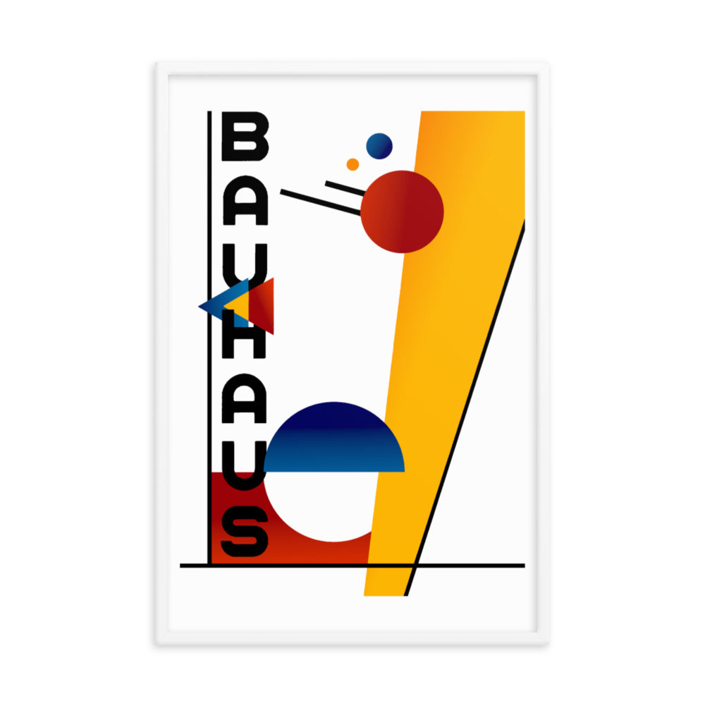 Bauhaus Cosmos Framed Print