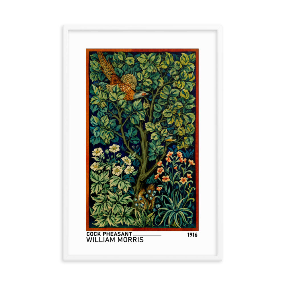 William Morris - Cock Pheasant Framed Print