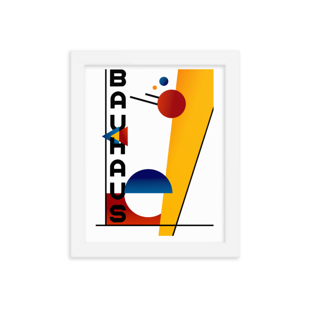 Bauhaus Cosmos Framed Print