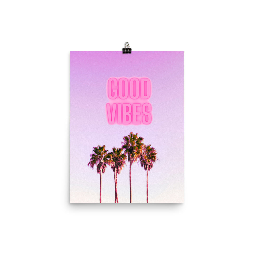 Good Vibes Poster Print