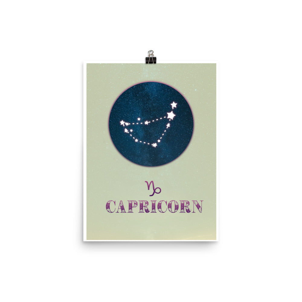 Capricorn Zodiac Poster Print