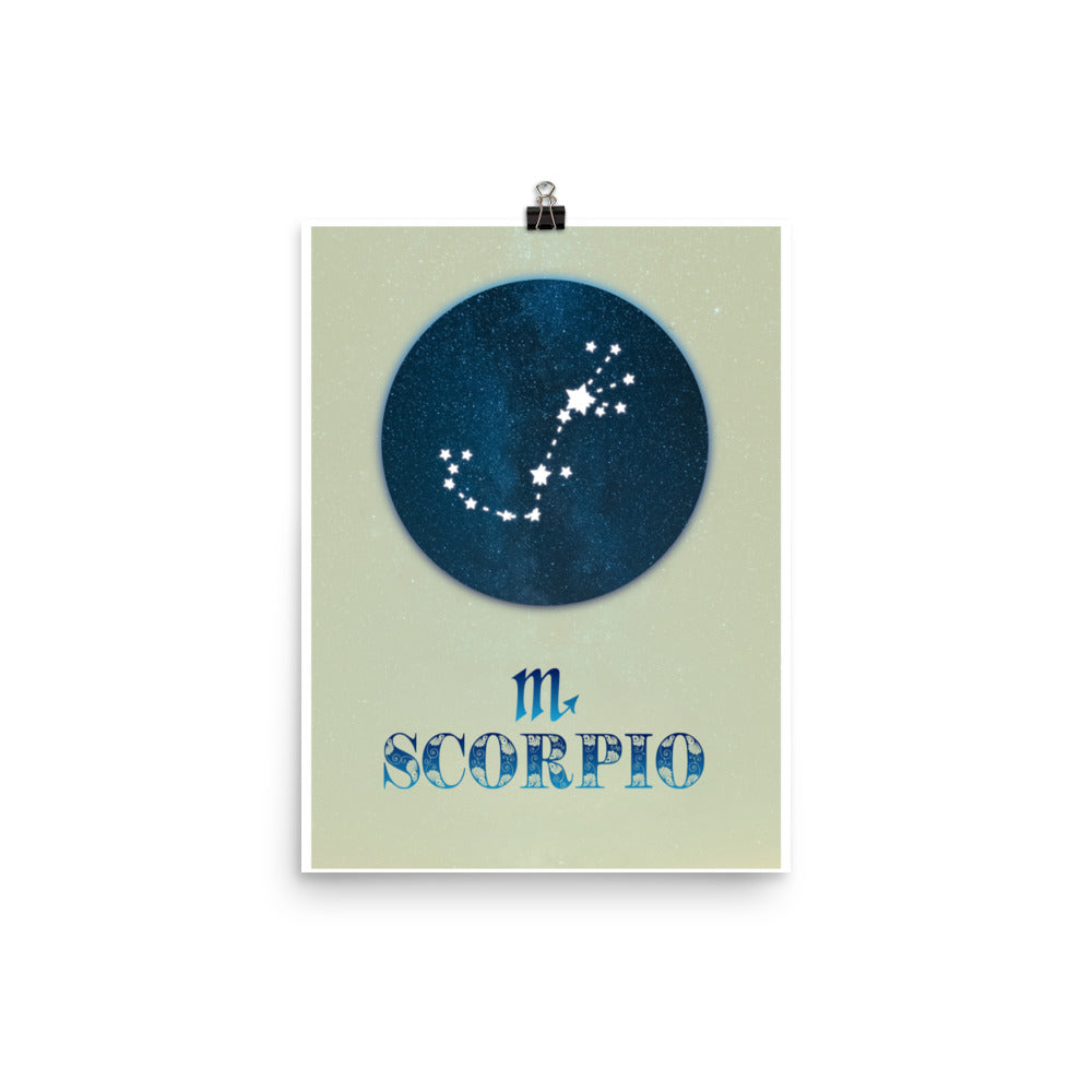 Scorpio Zodiac Poster Print
