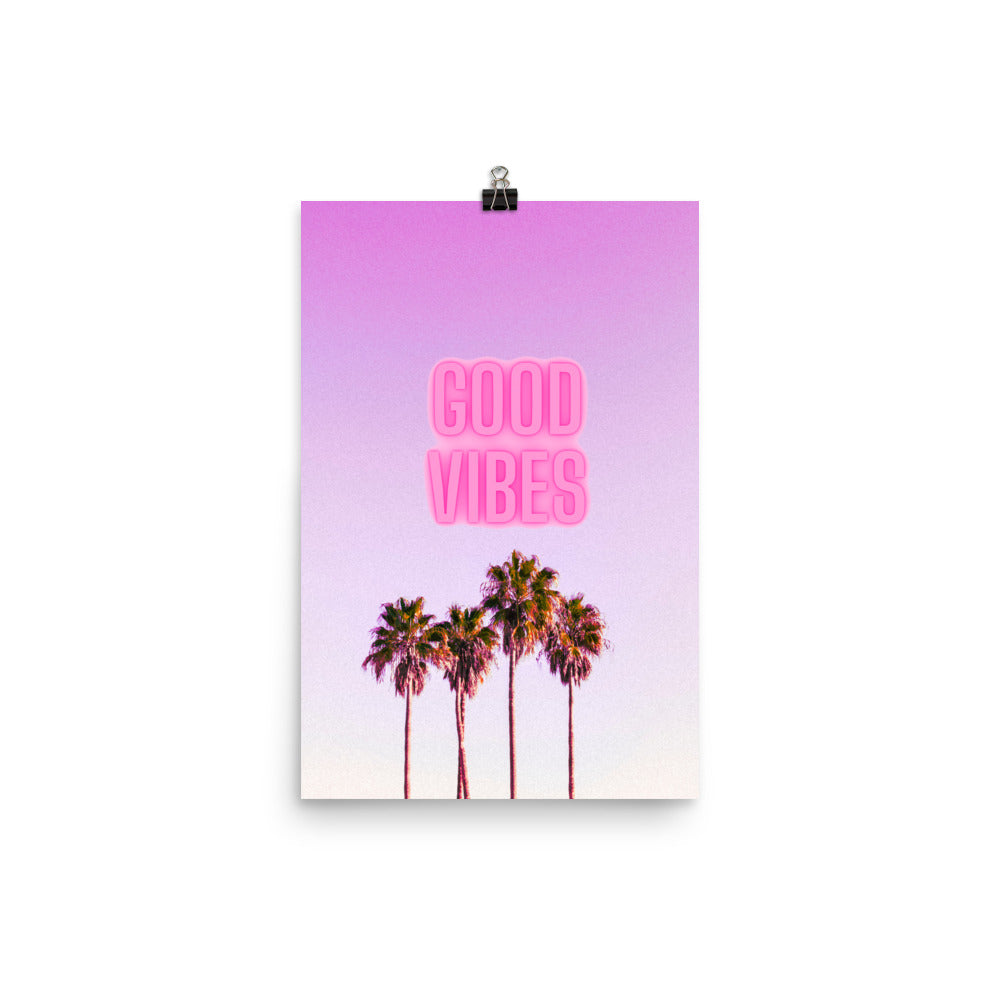 Good Vibes Poster Print