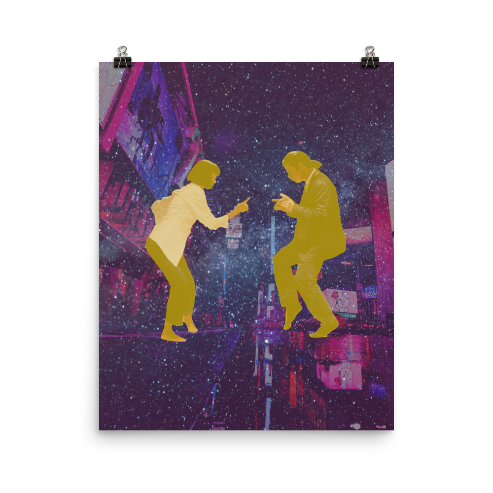 PULP Neon Sci-Fi Poster Print