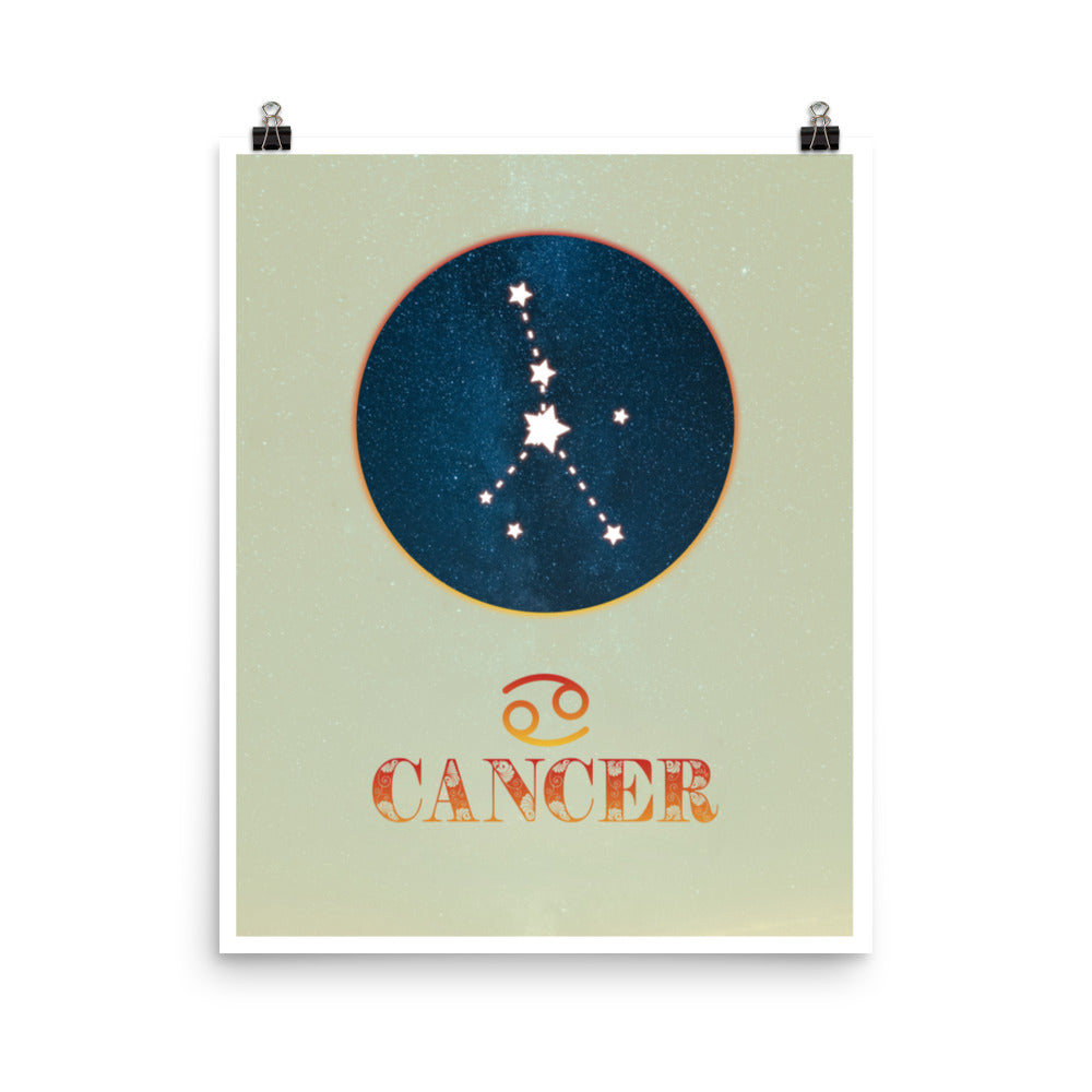 Cancer Zodiac Poster Print