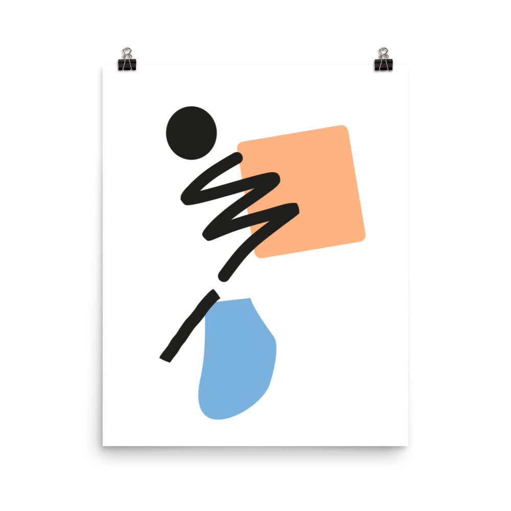 Abstract Shapes Poster Print