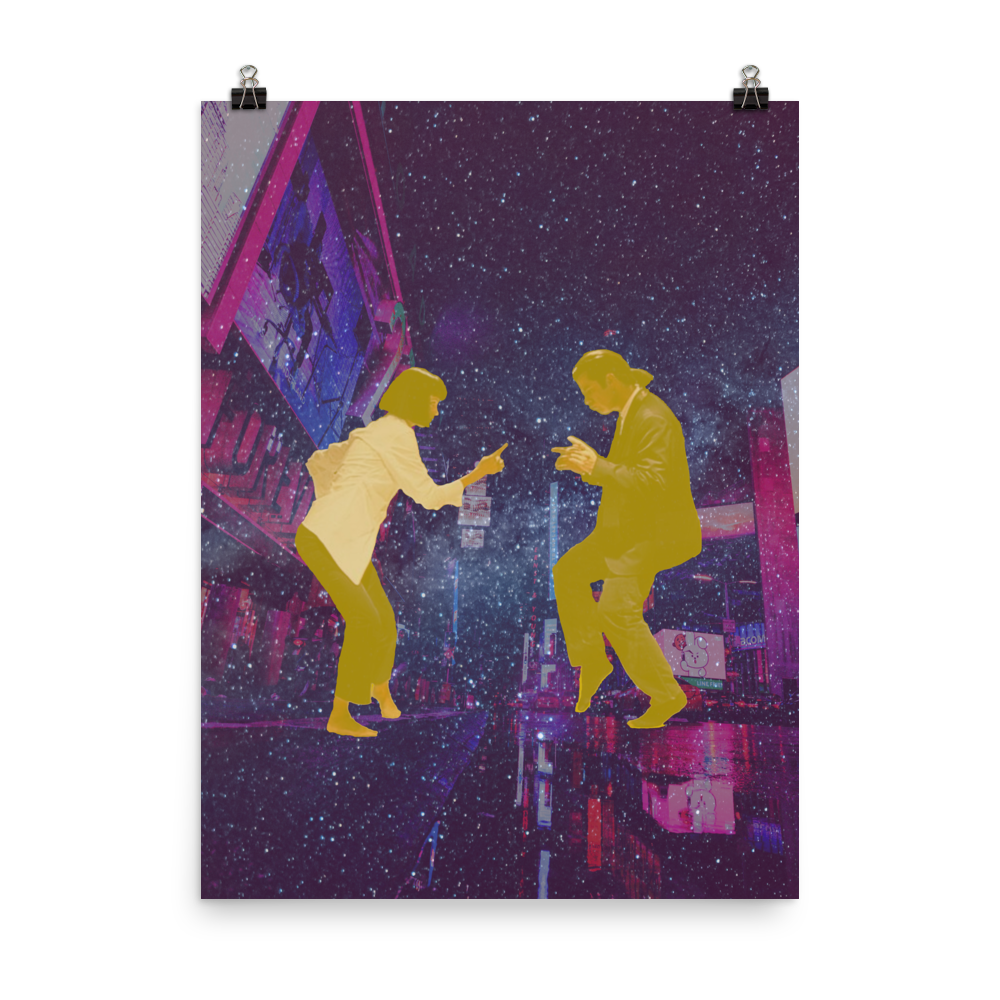 PULP Neon Sci-Fi Poster Print