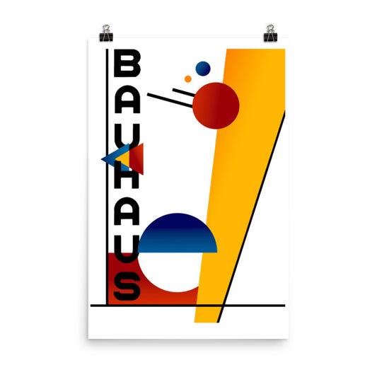 Bauhaus Cosmos Poster Print