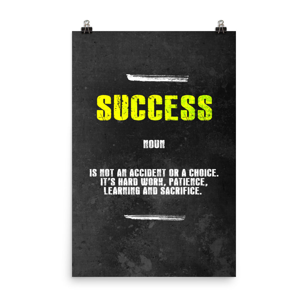 Success Definition Poster Print
