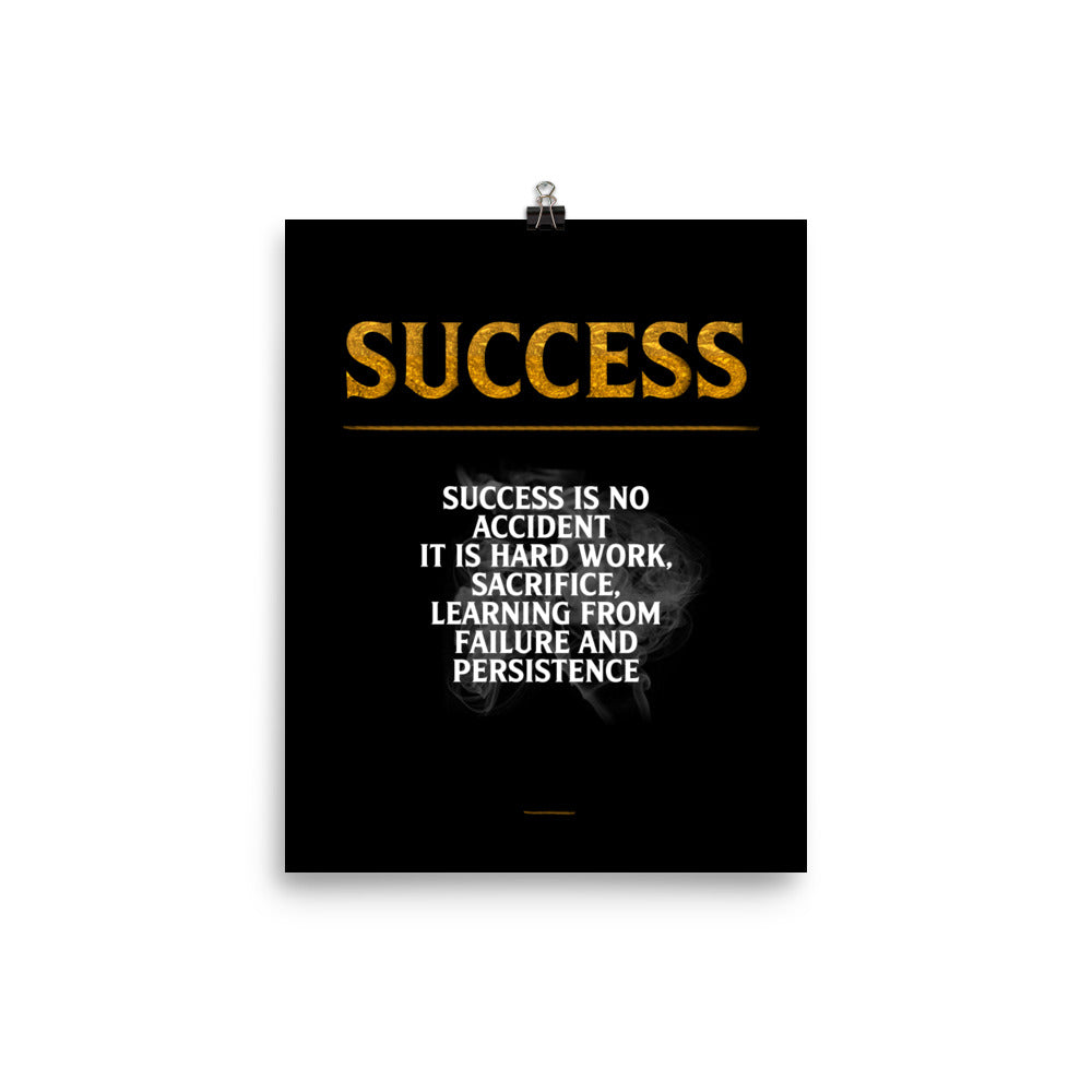 Success Motivational Poster Print