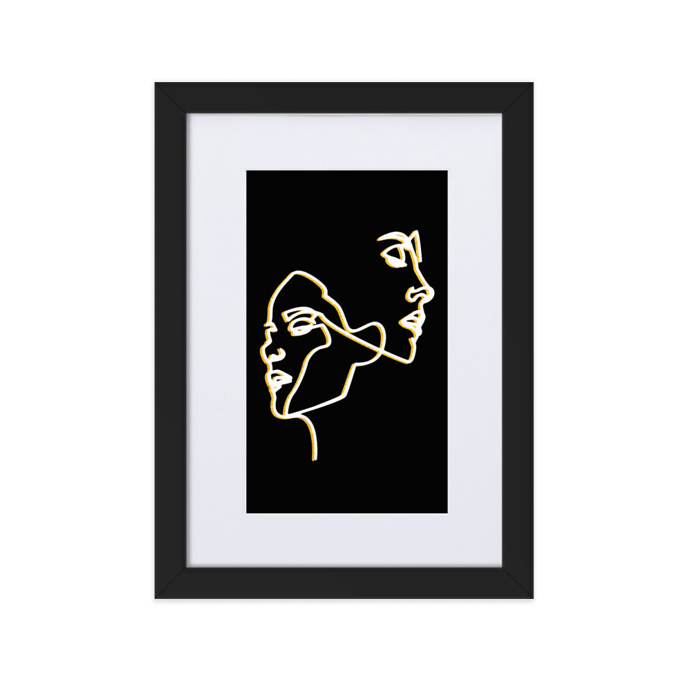 Changing Faces Framed Print