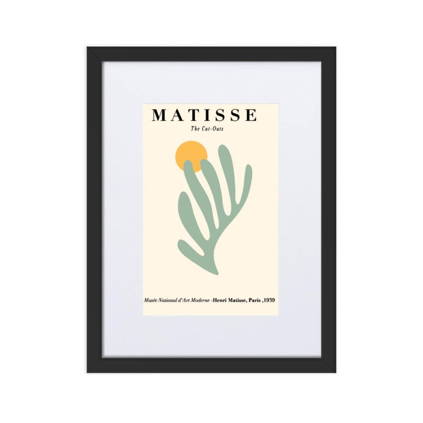 Henri Matisse The Cut-outs wall art print