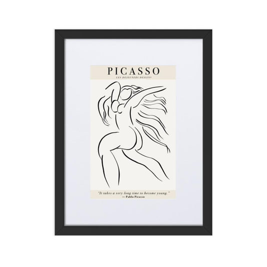 Picasso les dejeuners dessins framed art print