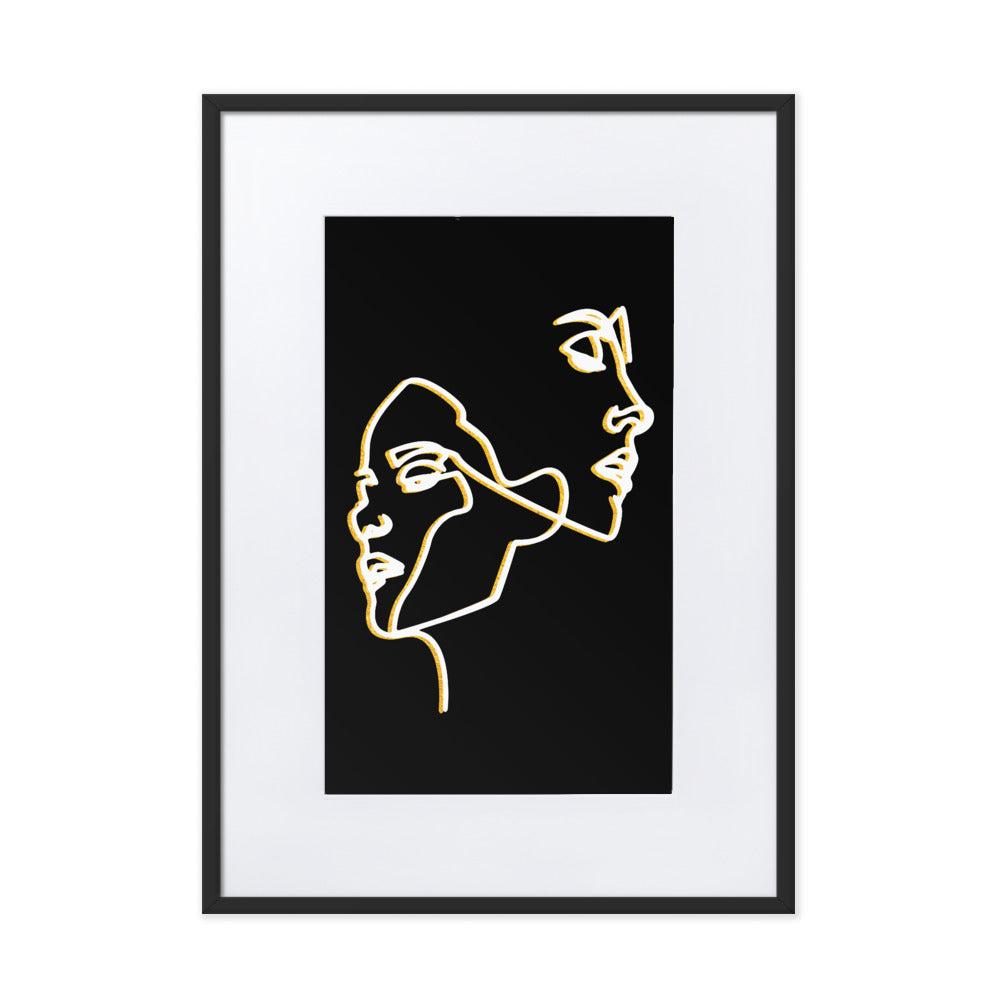 Changing Faces Framed Print