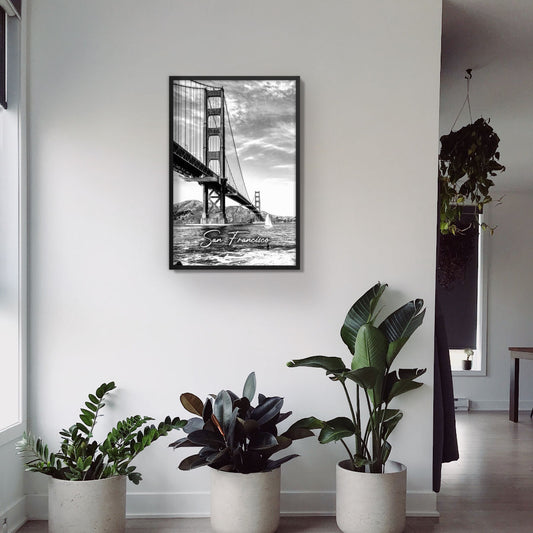 san francisco golden gate bridge framed print