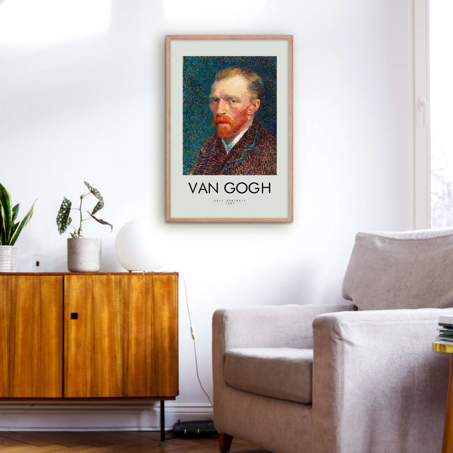 Vincent Van Gogh Self Portrait 1887 Framed Print