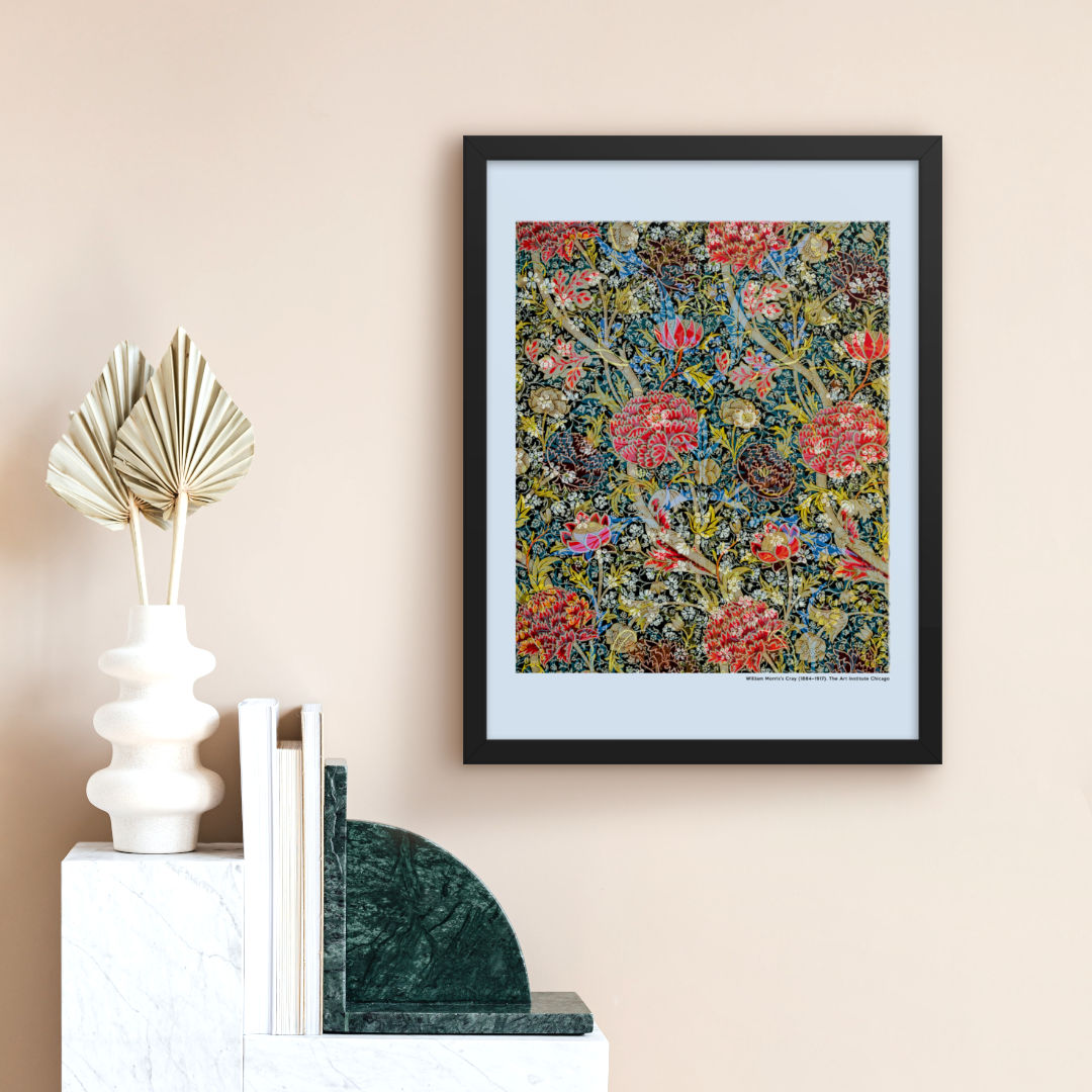 cray by william morris art print