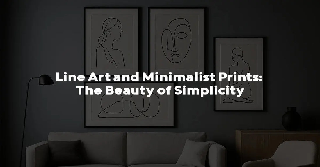 Shop Minimalist Line Art Prints: Impact on Modern Interiors