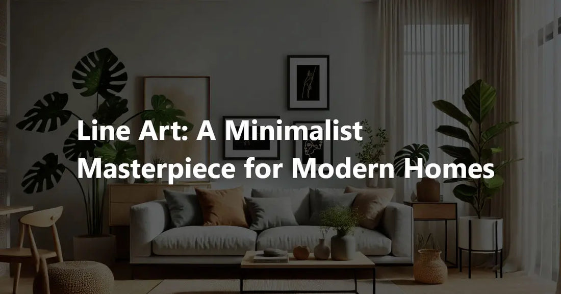 The Timeless Appeal of Line Art Prints for Home Décor