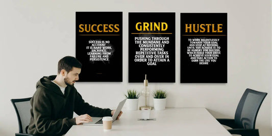 Elevate Your Mood and Discover Your Goals: Discover the Benefits of Having Motivational Poster Wall Art