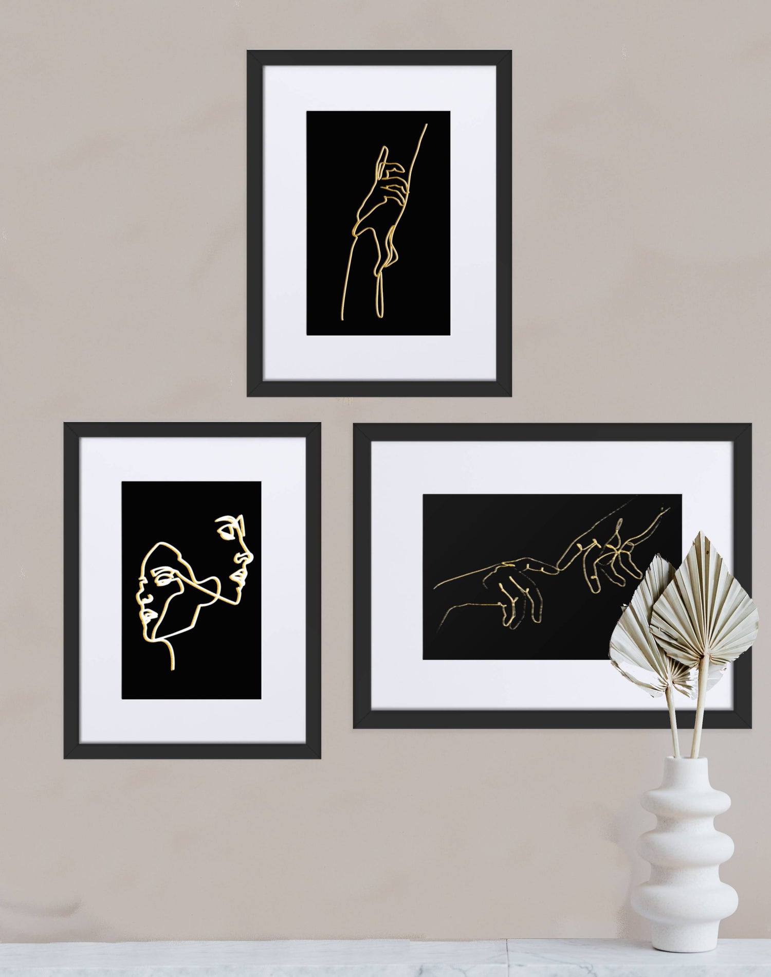 Framed Line Drawings