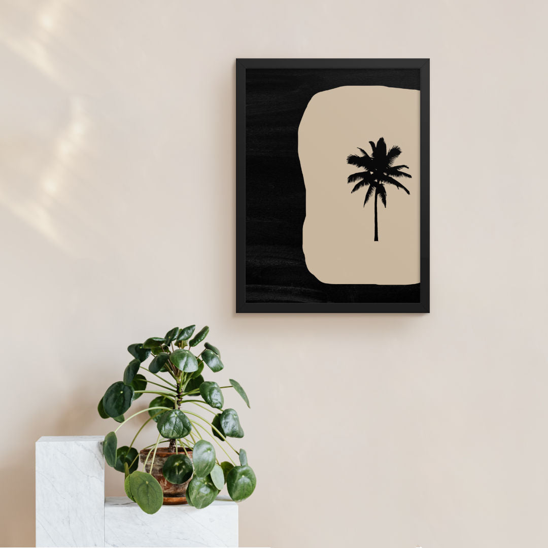 Palm Tree Boho Framed Print