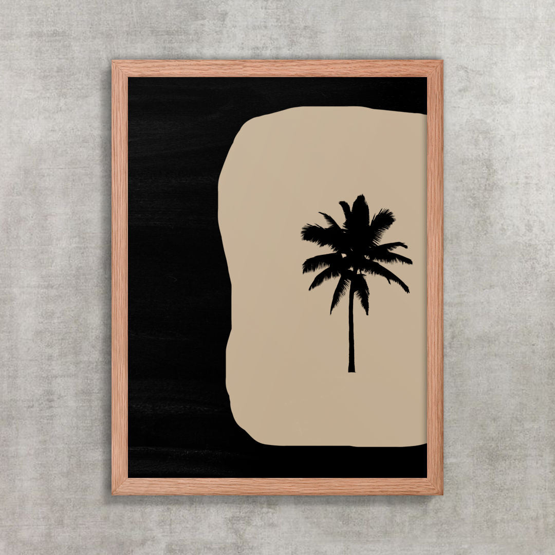 Palm Tree Boho Framed Print