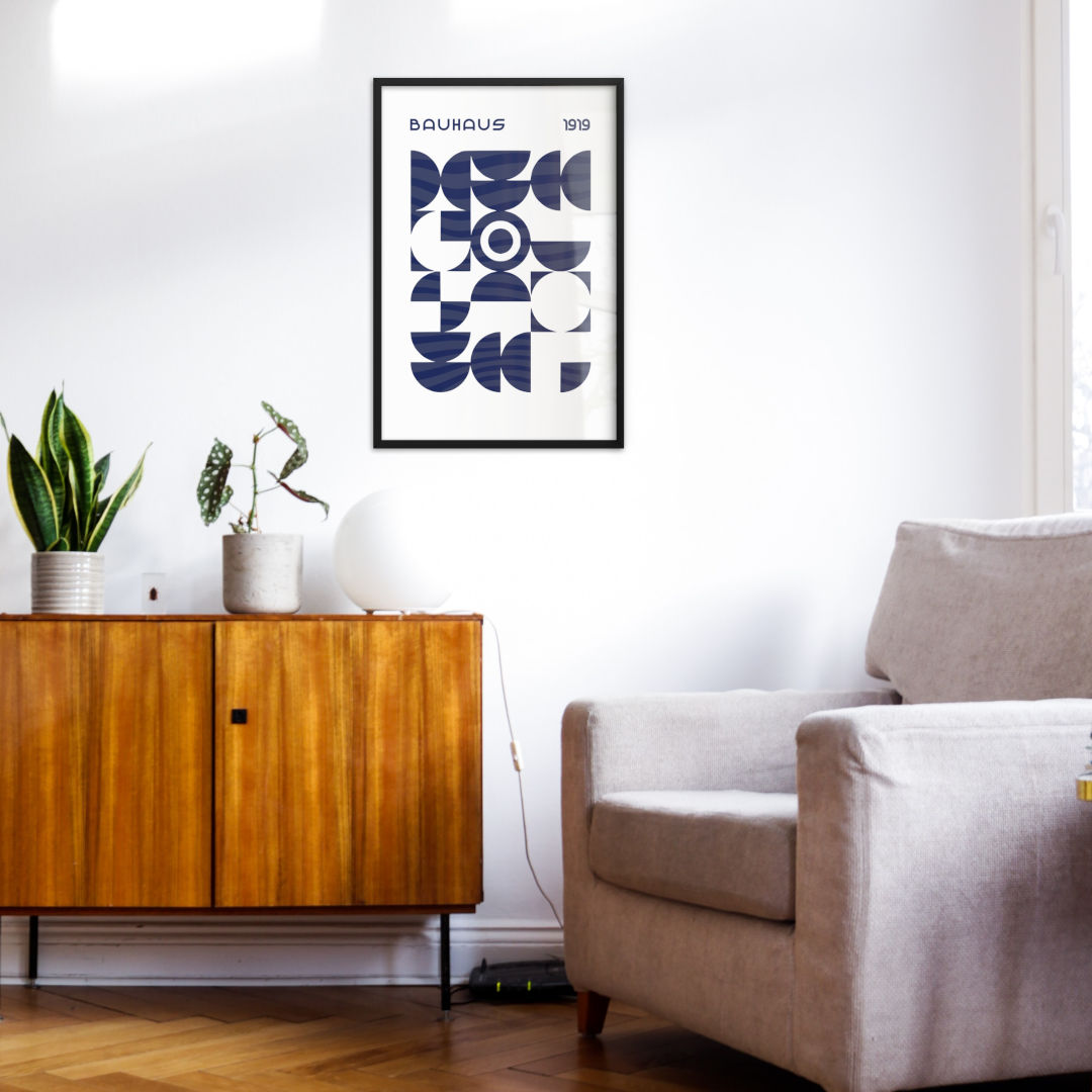 Buahaus Geometric Abstraction Poster Print