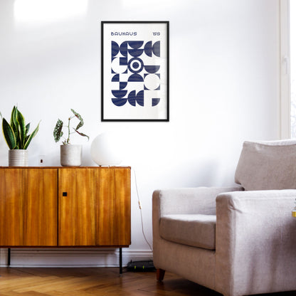 Buahaus Geometric Abstraction Poster Print