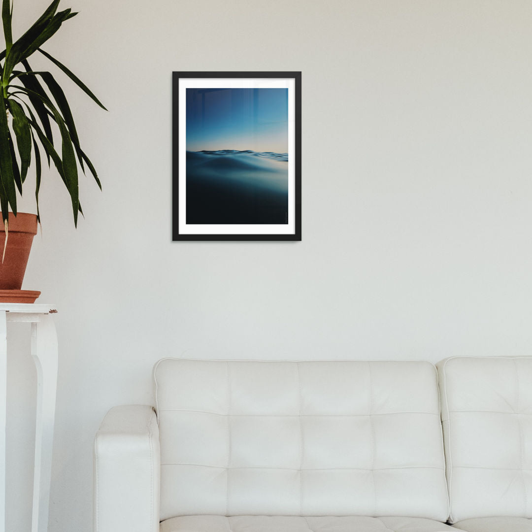 Calm Waves Framed Print