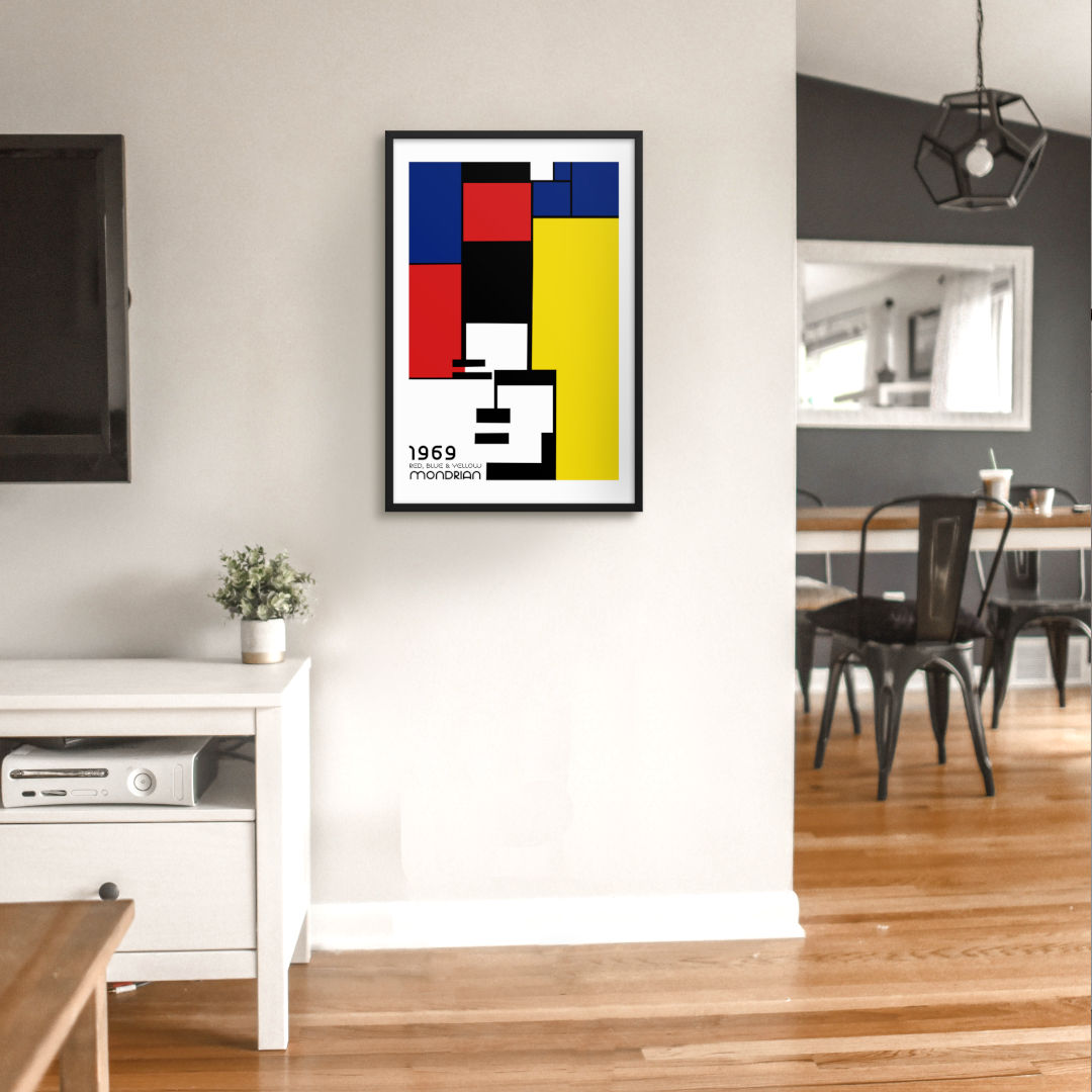 Mondrian 1969 Bauhaus Poster Print