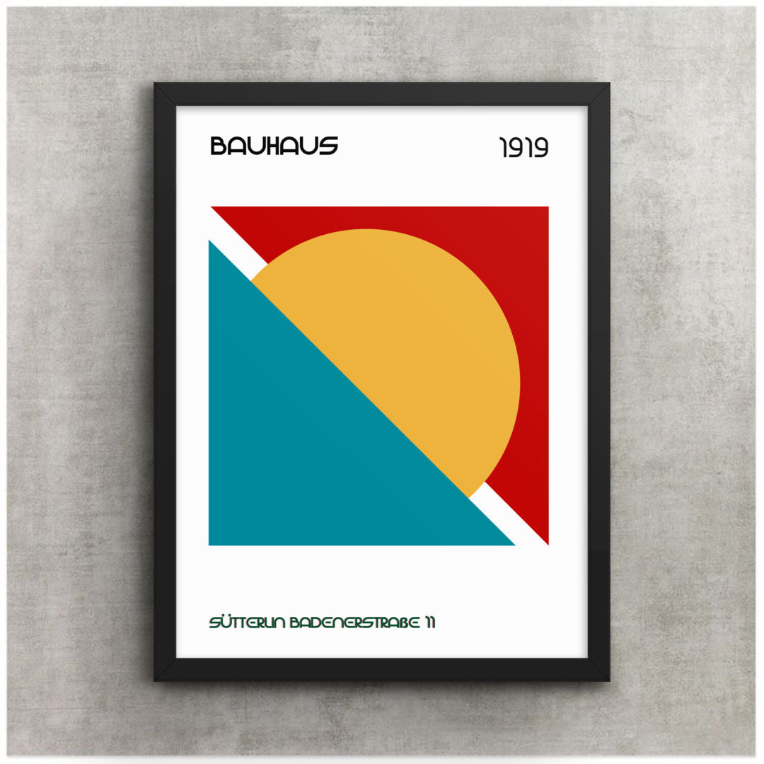 Sutterlin Badenerstrasse Bauhaus Poster Print