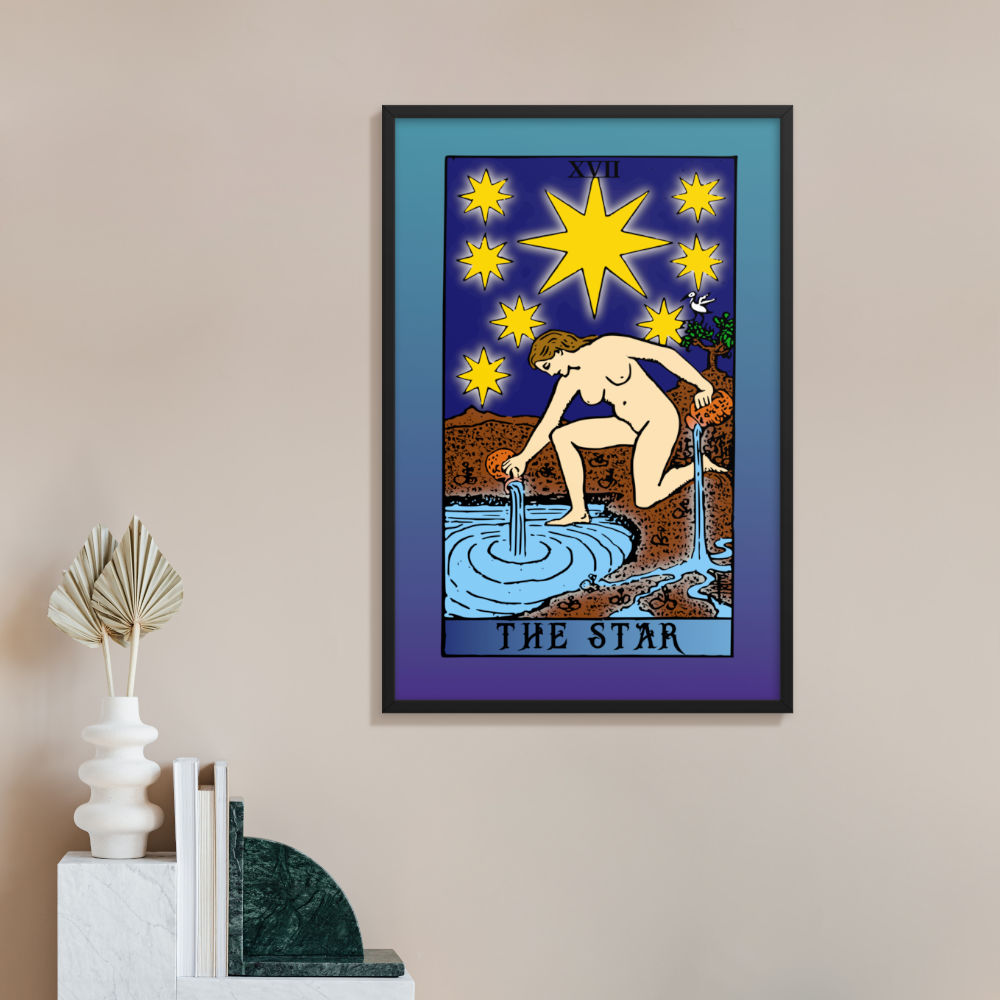 The Star Tarot Card Framed Print