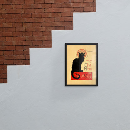 Tournée du Chat Noir 1896 by Théophile Alexandre Steinlen Framed Print