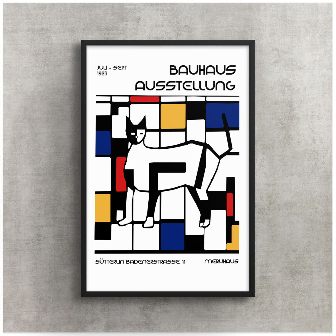 Bauhaus Austellung Poster Print