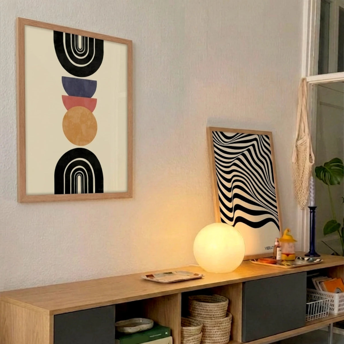 Bauhaus Waves Print