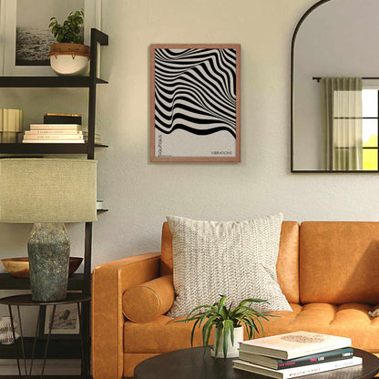 Bauhaus Waves Framed Print