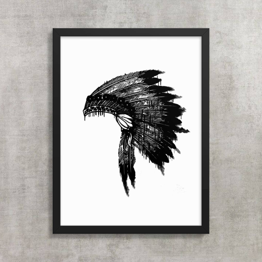 Native American Framed Print