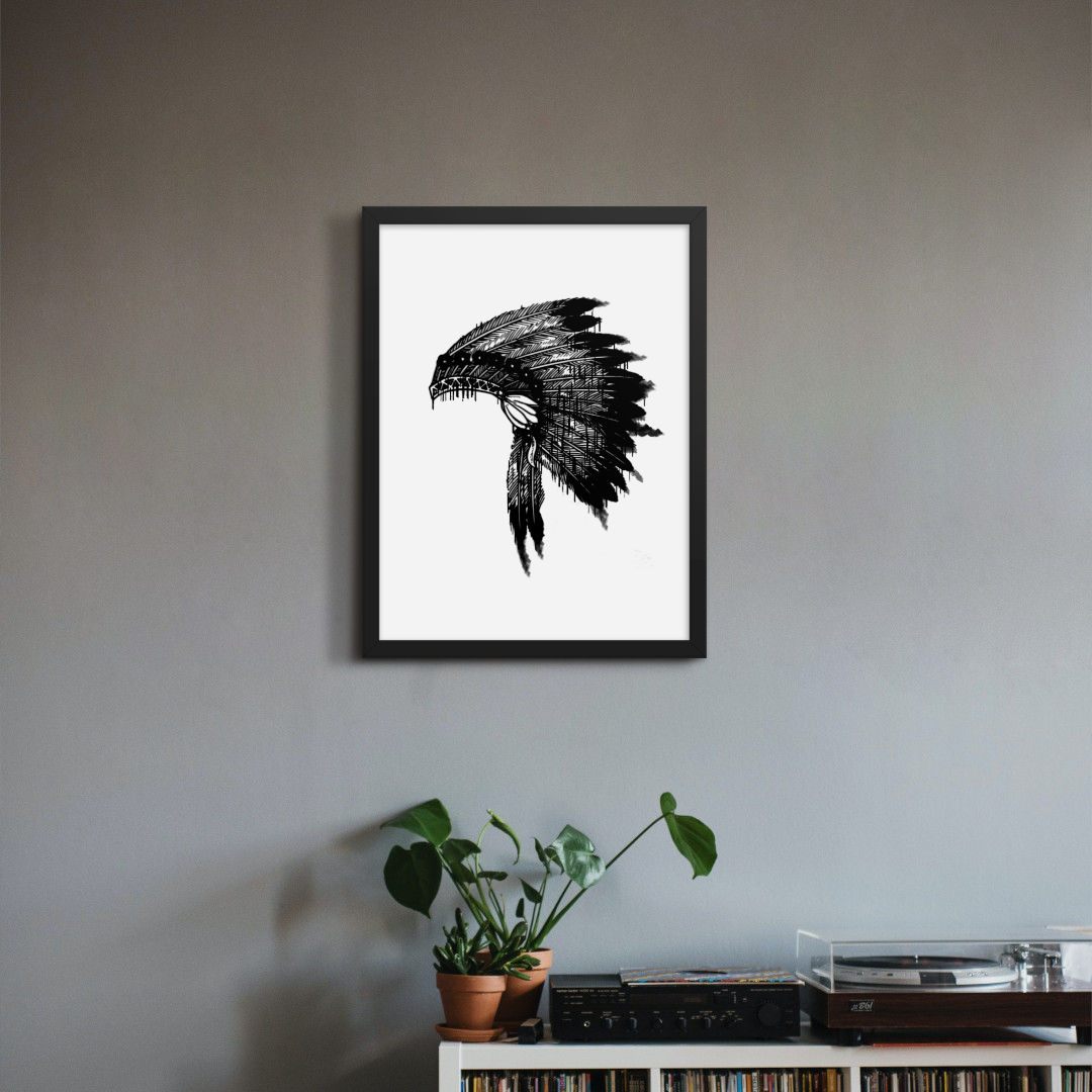 Native American Framed Print