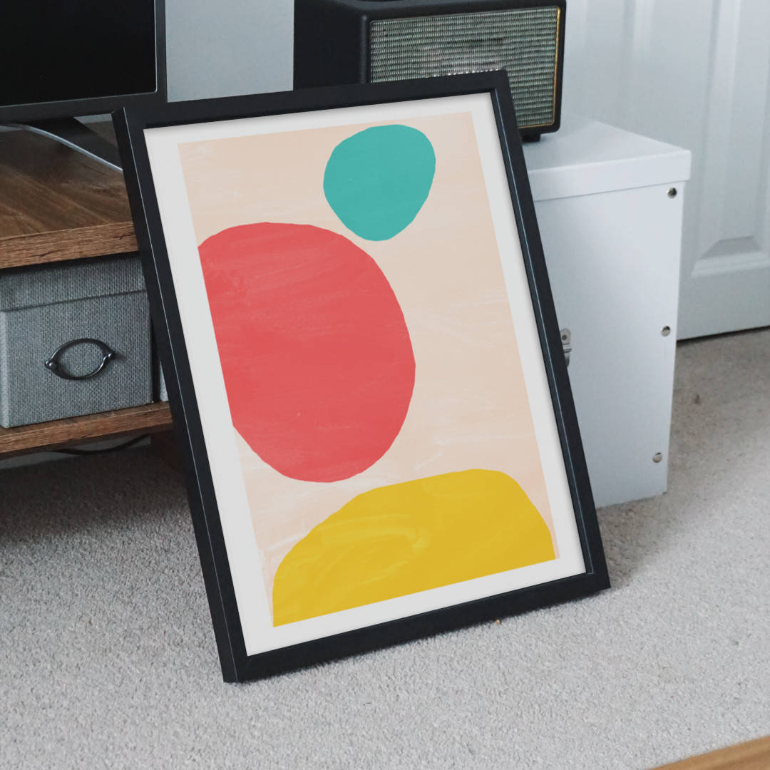 Boho Spheres Boho Framed Print